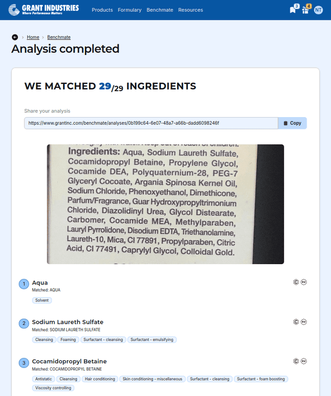 Benchmate image search